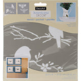 Americana Decor Stencil 8"X8" 2/Pkg