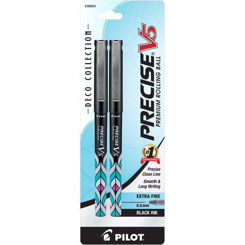 Pilot Precise V5 Premium Roller Pen X-Fine 2/Pkg