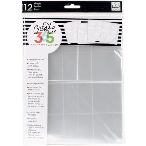 Happy Planner Page Protectors 12/Pkg