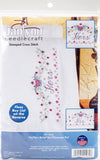 Janlynn Stamped Cross Stitch Pillowcase Pair 20"X30"