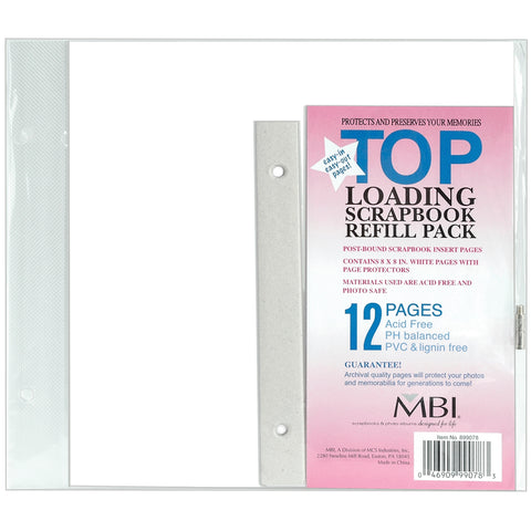 MBI Page Protectors 8"X8" 6/Pkg