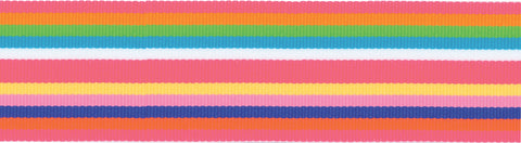 Offray Roman Stripe Ribbon 1-1/2"X3yd