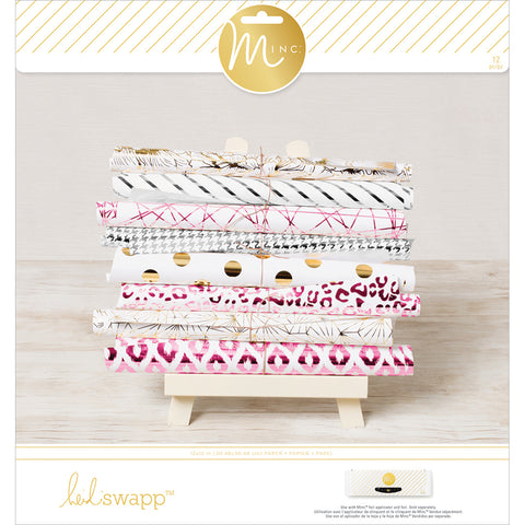Heidi Swapp Minc Paper Pad 12"X12" 12/Pkg