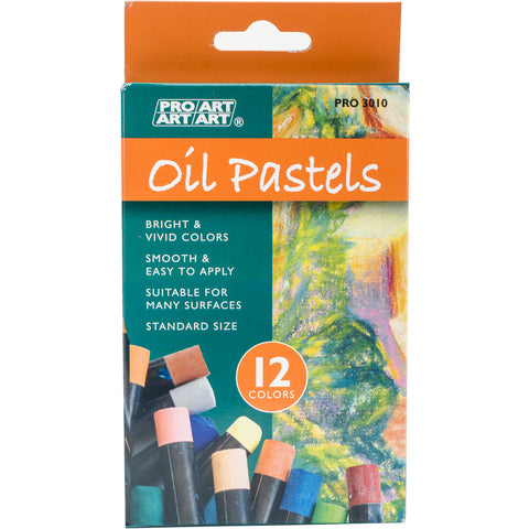 Pro Art Oil Pastels 12/Pkg