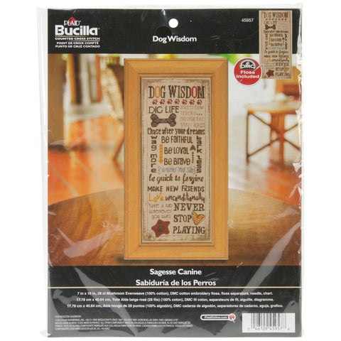 Bucilla Counted Cross Stitch Kit 7"X16"