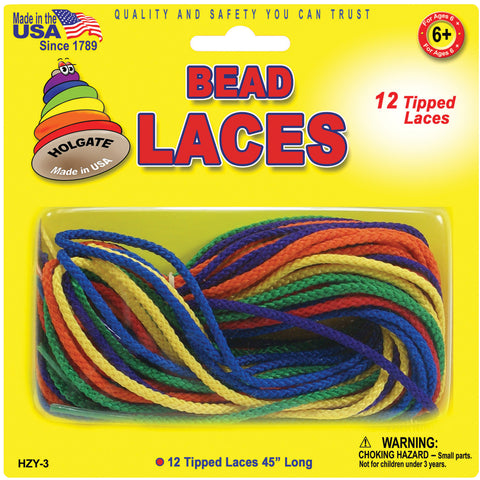 Bead Laces 45" 12/Pkg