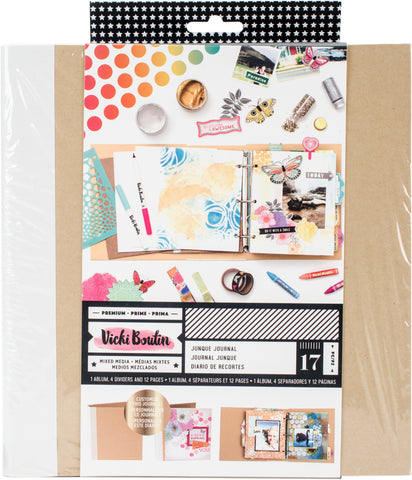 Vicki Boutin Mixed Media Junque Journal 8.75"X9.25"