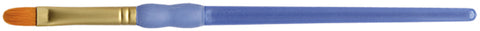 Crafter's Choice Gold Taklon Filbert Brush