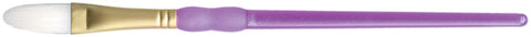 Crafter's Choice White Taklon Oval Wash Brush