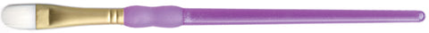 Crafter's Choice White Taklon Filbert Brush
