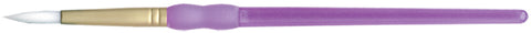 Crafter's Choice White Taklon Round Brush