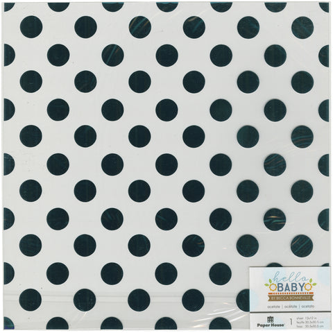 Paper House Hello Baby Acetate 12"X12"