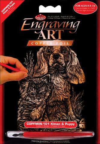Copper Foil Engraving Art Mini Kit 5"X7"