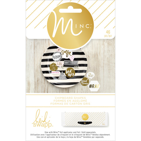 Minc Chipboard Shapes 46/Pkg