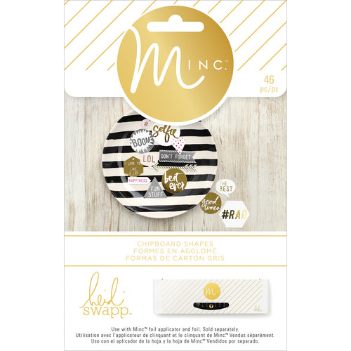 Minc Chipboard Shapes 46/Pkg