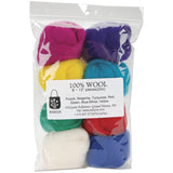 Wistyria Editions Wool Roving 12" .25oz 8/Pkg