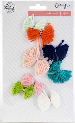 Be You Tassel Bows 8/Pkg