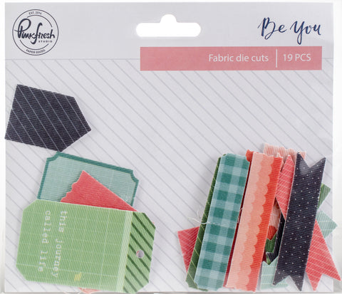 PinkFresh Fabric Die-Cuts 19/Pkg