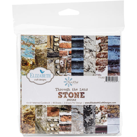 Elizabeth Craft Through The Lens Cardstock 6"X6" 48/Pkg