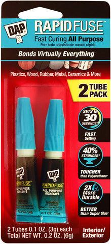 DAP Rapid Fuse All Purpose Glue Twin Pack