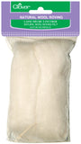 Clover Natural Wool Roving .3oz