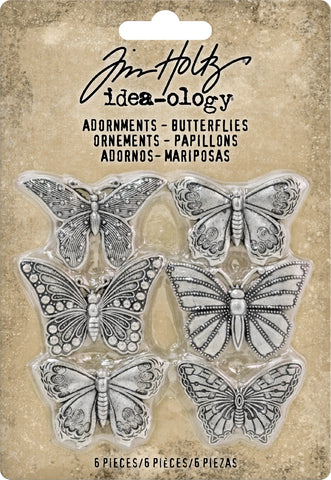 Idea-Ology Metal Adornments 1" 6/Pkg