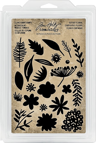 Idea-Ology Cling Foam Stamps 24/Pkg