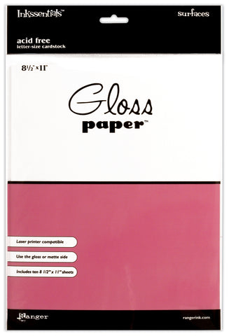 Inkssentials Gloss Paper 8.5"X11" 10/Pkg