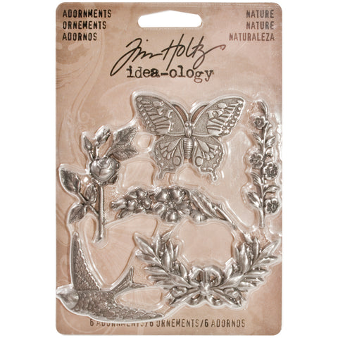 Idea-Ology Metal Adornments 1.125" 6/Pkg