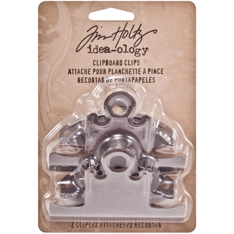 Idea-Ology Metal Clipboard Clips 2.25"X3.25" 2/Pkg