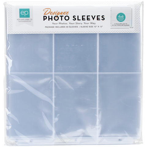 Photo Freedom Photo Sleeves Protectors 12"X12" 50/Pkg