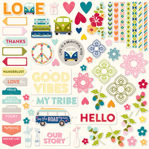 Bohemian Brew Pea Pod Parts Die-Cuts 69/Pkg