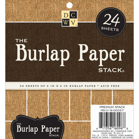 DCWV Single-Sided Specialty Stack 6"X6" 24/Pkg