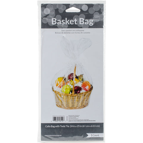 Cello Basket Bag 24"X25"