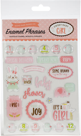 Echo Park Adhesive Enamel 26/Pkg