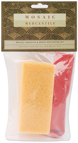 Mosaic Adhesive & Grout Applicator Set