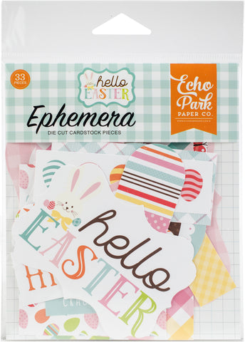 Hello Easter Cardstock Die-Cuts 33/Pkg
