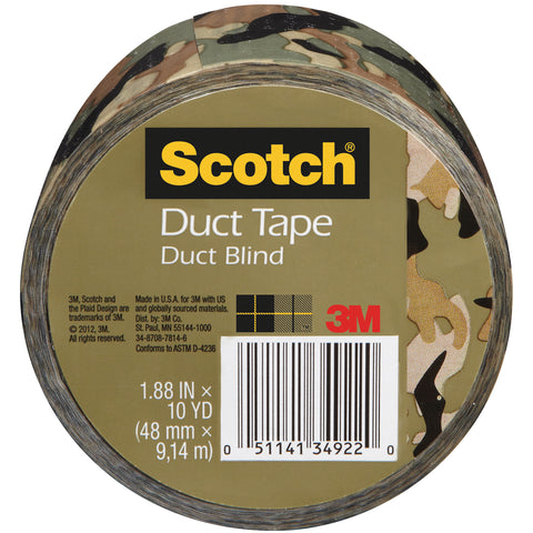 Scotch Printed Duct Tape 1.88"X10yd