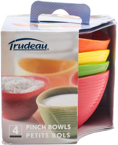 Silicone Pinch Grip Bowls Set Of 4