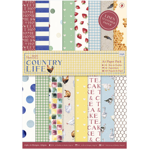 Papermania A5 Single-Sided Paper Pack 24/Pkg