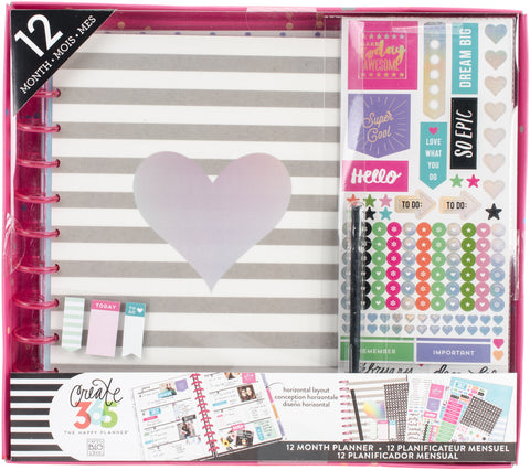 Happy Planner 12-Month Undated Big Planner Box Kit