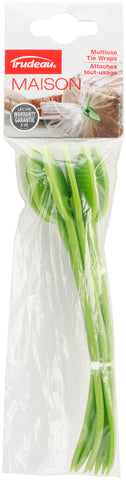 Silicone Multi-Use Tie Wraps 8/Pkg