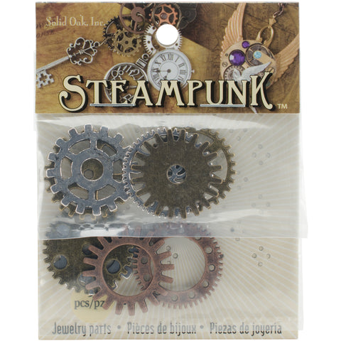 Steampunk Metal Accents 9/Pkg