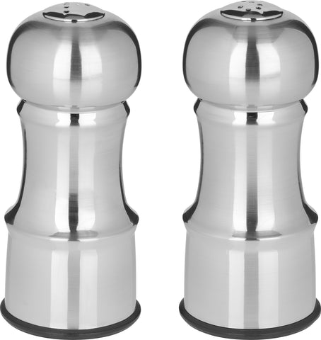 Stainless Steel Salt & Pepper Set 4.5"