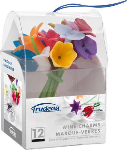 Silicone Flower-Shaped Wine Charms
