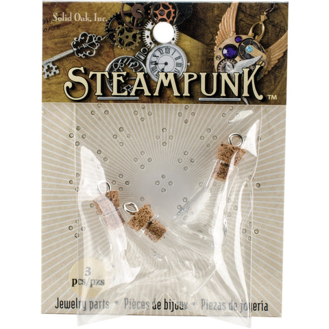 Steampunk Glass Accents 3/Pkg