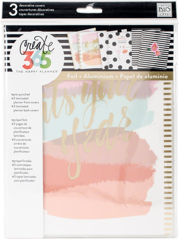 Happy Planner Medium Planner Covers 9.75"X7.75" 3/Pkg