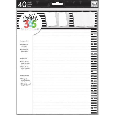 Happy Planner Big Fill Paper 40/Pkg