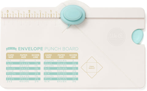 We R Memory Keepers Mini Envelope Punch Board