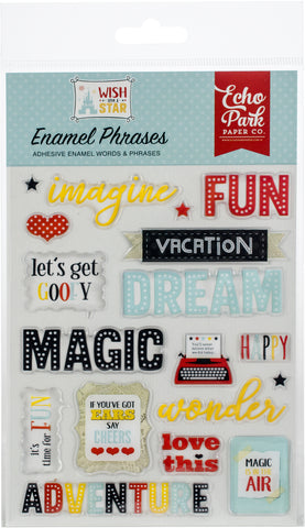 Echo Park Adhesive Enamel 18/Pkg